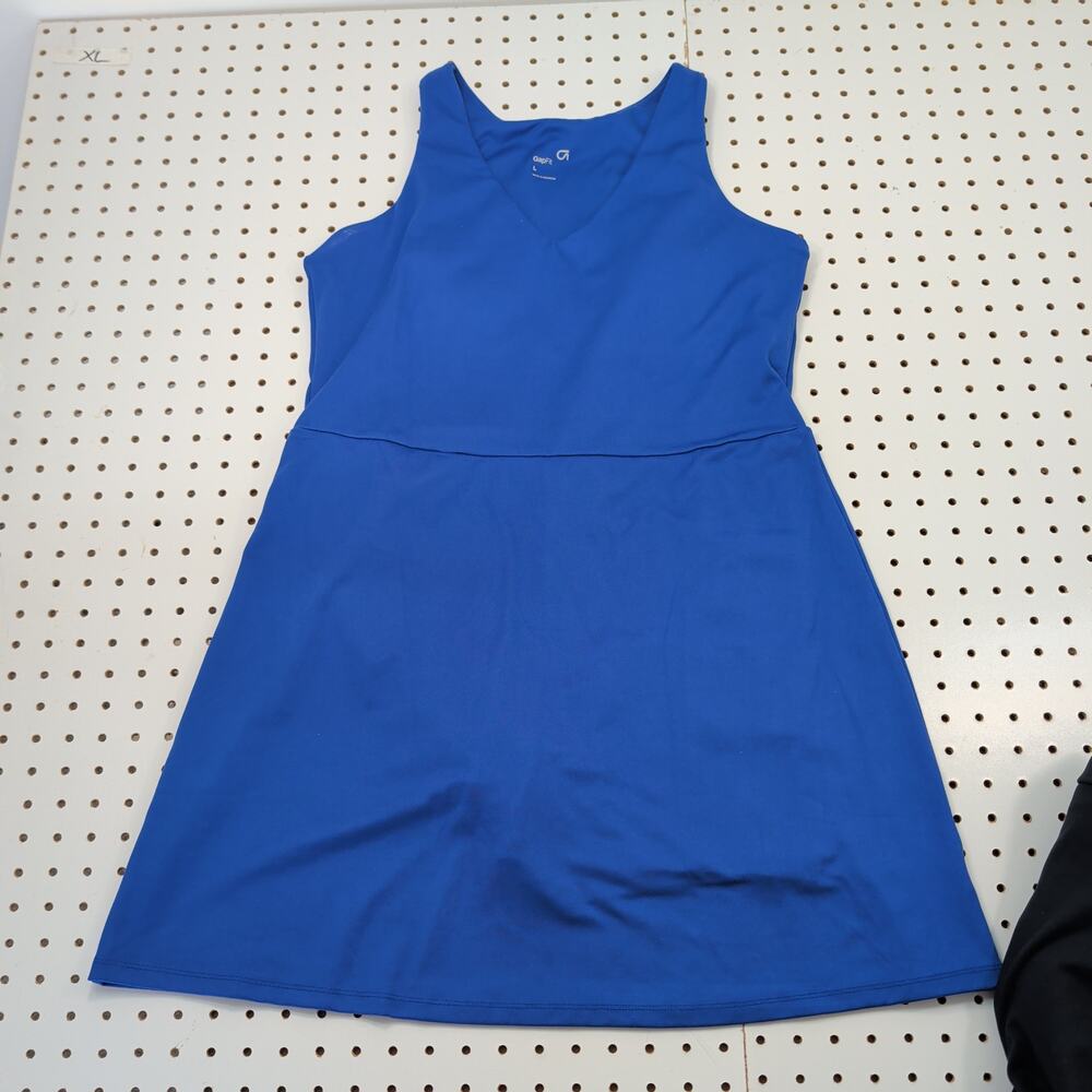 Pair of Gap Fit Skort Dress, Blue and Black, Size Large - Picture 3 of 9